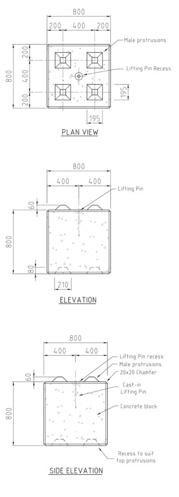 Interlocking Concrete Blocks - Hallett Group